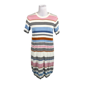 Unisex Kaffe - Kootud kleit, suurus 36 - Valge (1)