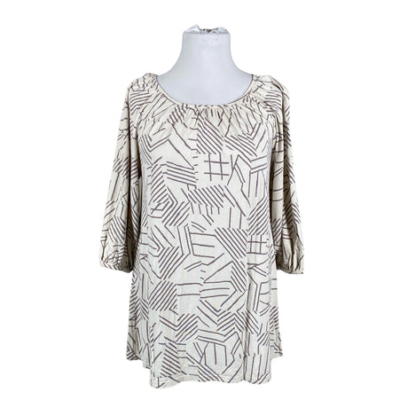 Unisex Nanso - Trikotaažist tuunika, suurus 44 - Looduslik valge ()