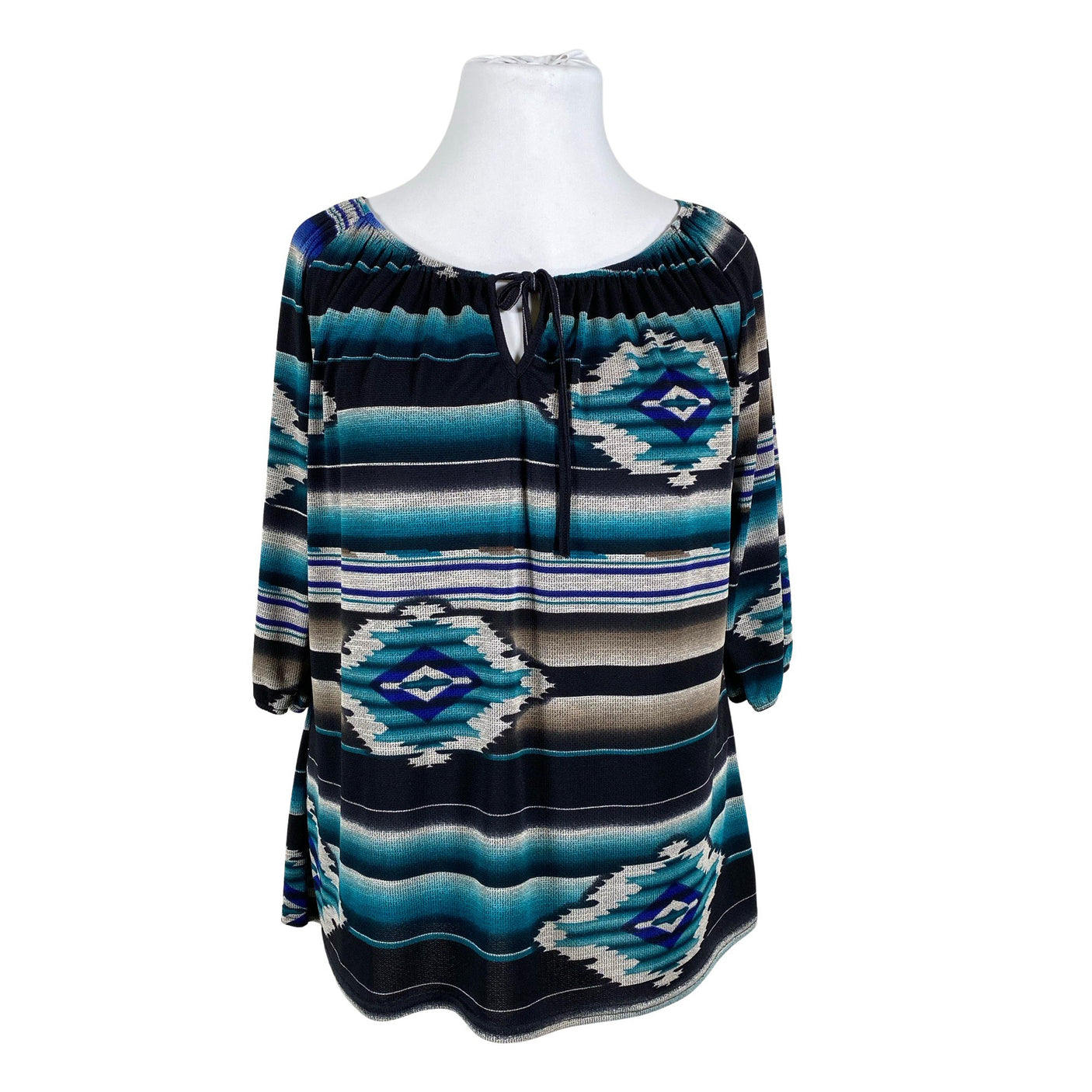 Unisex Mielo Moda - Trikotaažist pluus, suurus 42 - Must (1)