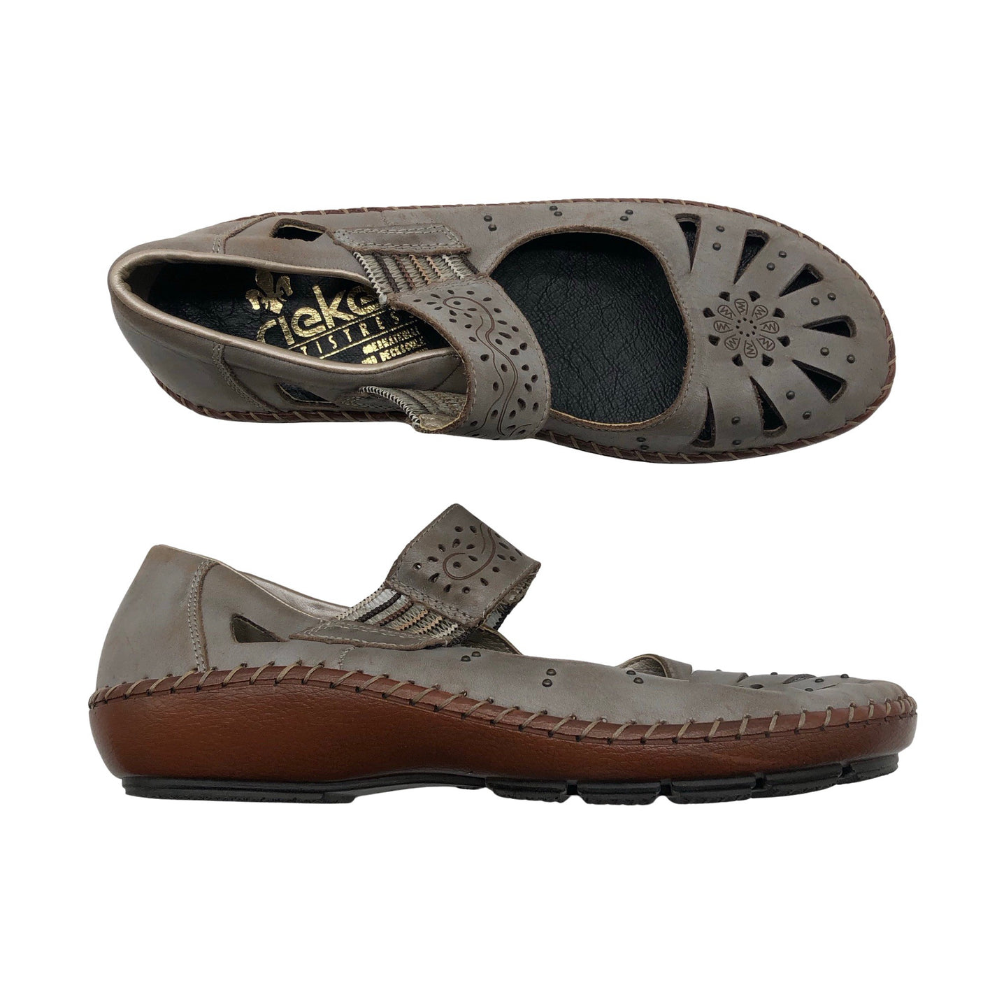 Unisex Rieker - Baleriinad, suurus 37 - Hall (1)