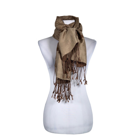 Unisex Pashmina - Sall, suurus Maxi - Pruun ()