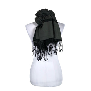 Unisex Pashmina - Sall, suurus Maxi - Must (1)