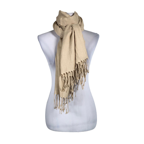 Unisex Pashmina - Sall, suurus Maxi - Beige ()