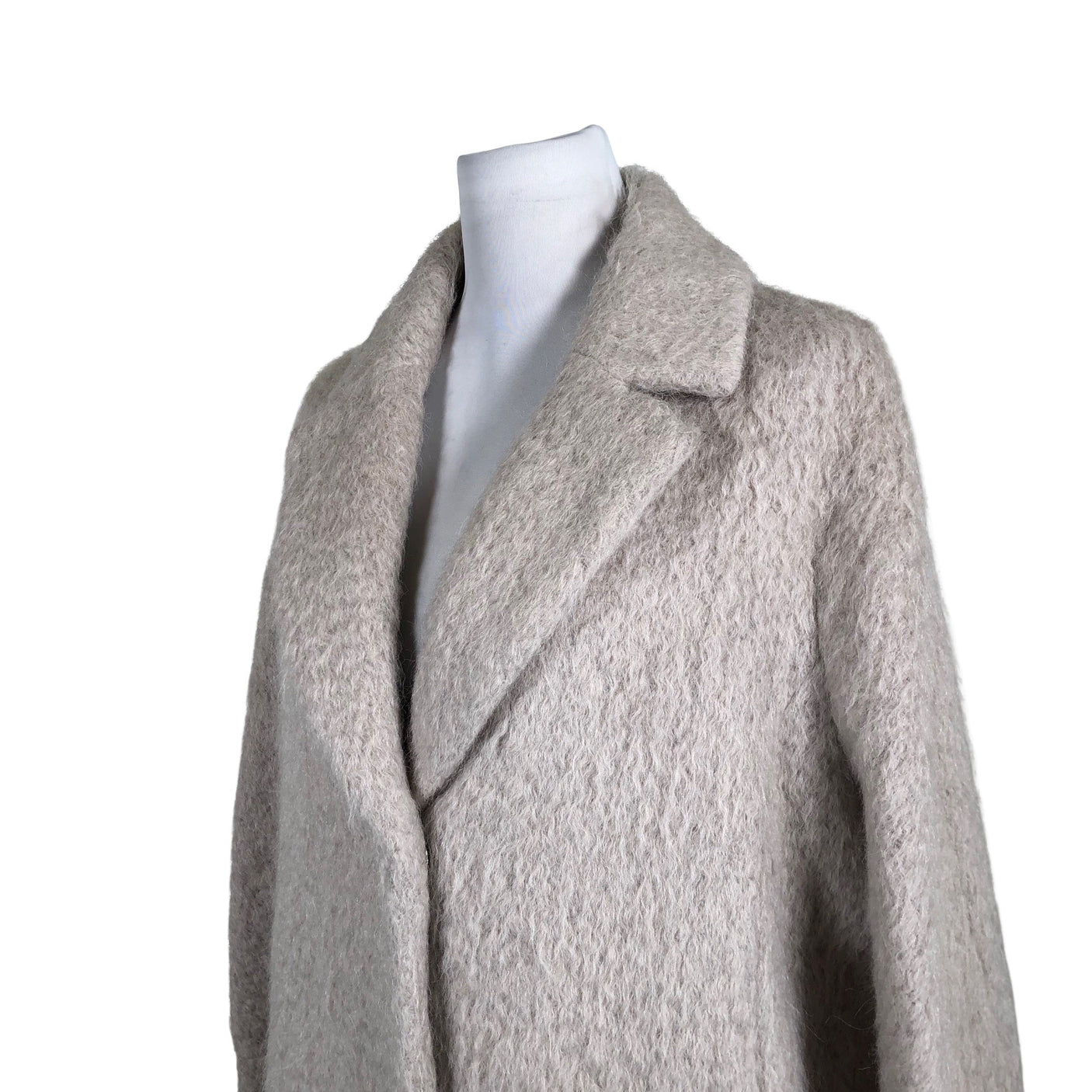 Unisex Ril's - Villane mantel, suurus 40 - Beige (3)