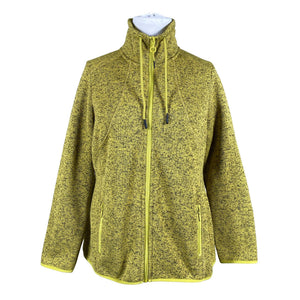 Unisex Ulla Popken - Fliisjakk, suurus 42 - Kollane (1)