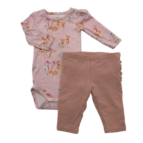 Unisex Name It - Bodi, suurus 62 - 68 - Heleroosa ()