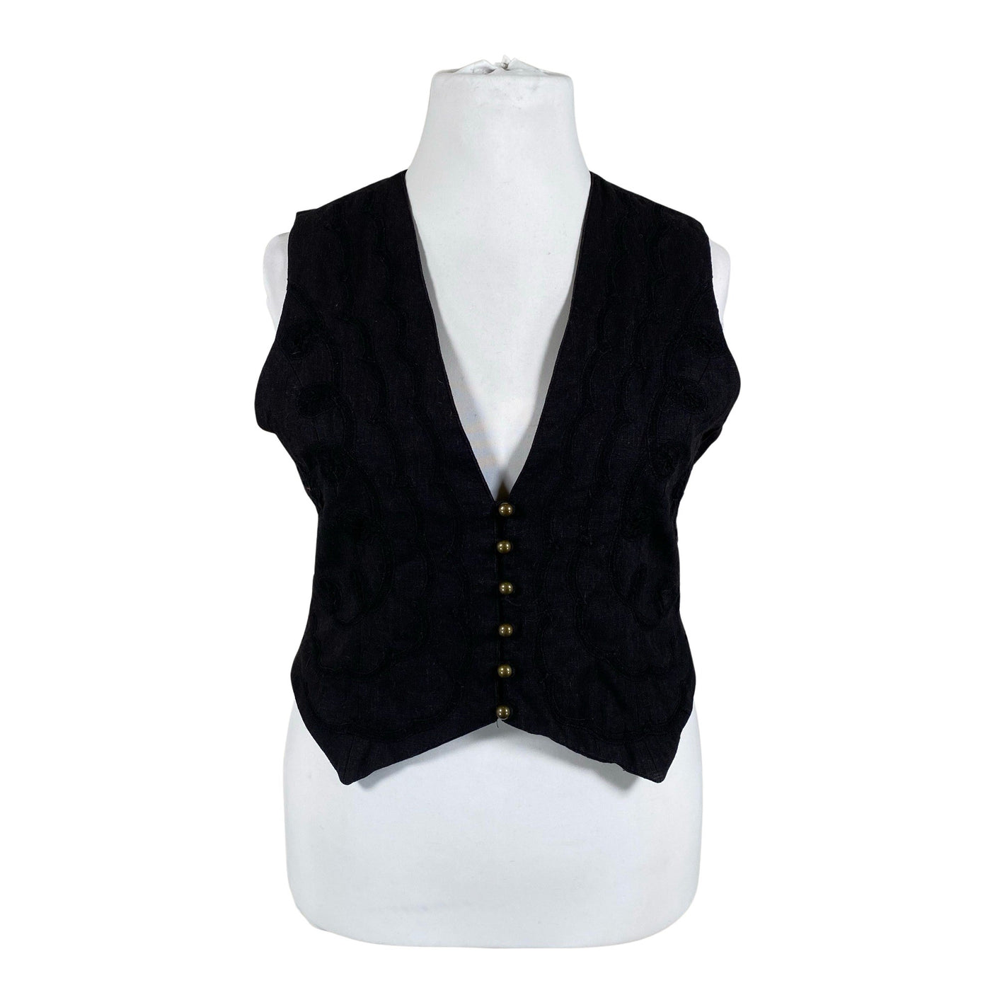 Unisex Fransa - Vest, suurus 44 - Must (1)