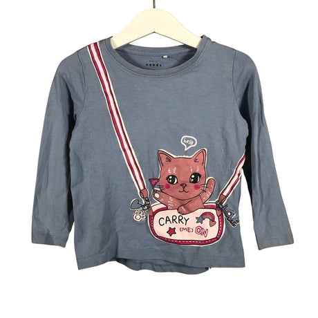 Unisex Name It - Trikotaažist pluus, suurus 92 - 98 - Helesinine ()