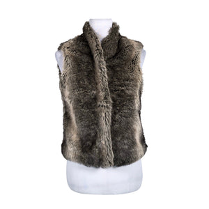Unisex Filippa K. - Kunstkarusnahast vest, suurus 38 - Pruun (1)