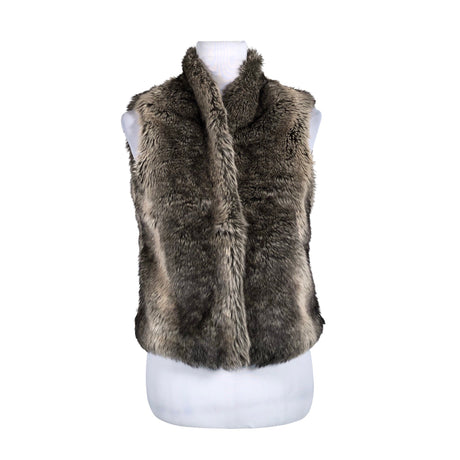Unisex Filippa K. - Kunstkarusnahast vest, suurus 38 - Pruun ()