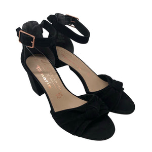 Unisex Tamaris - Kontsaga rihmikud, suurus 38 - Must (2)