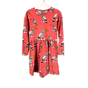Unisex NOSH - Trikotaažist kleit, suurus 122 - 128 - Roosa (1)