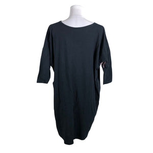 Unisex Papu - Trikotaažist kleit, suurus 40 - Must (2)