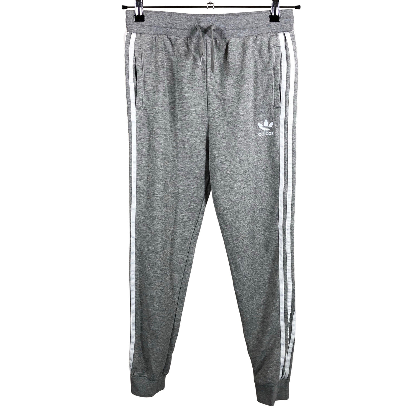Unisex Adidas - Dressikangast püksid, suurus 158 - 164 - Hall (1)