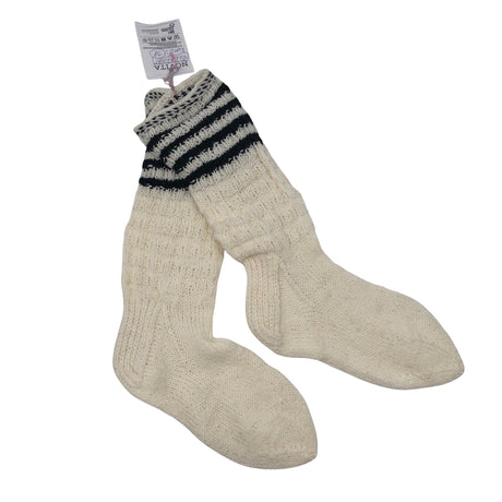 Unisex Handmade - Villased sokid, suurus 38 - Looduslik valge ()