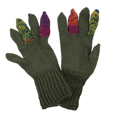 Unisex Handmade - Sõrmkindad, suurus Suurus puudub - Roheline ()