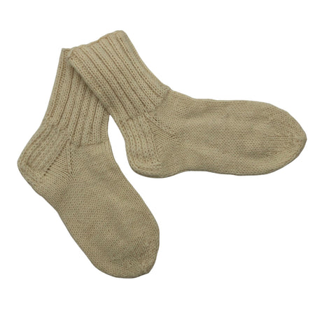 Unisex Handmade - Villased sokid, suurus 40 - Looduslik valge ()