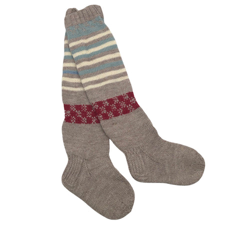 Unisex Handmade - Villased sokid, suurus 37 - Beige ()