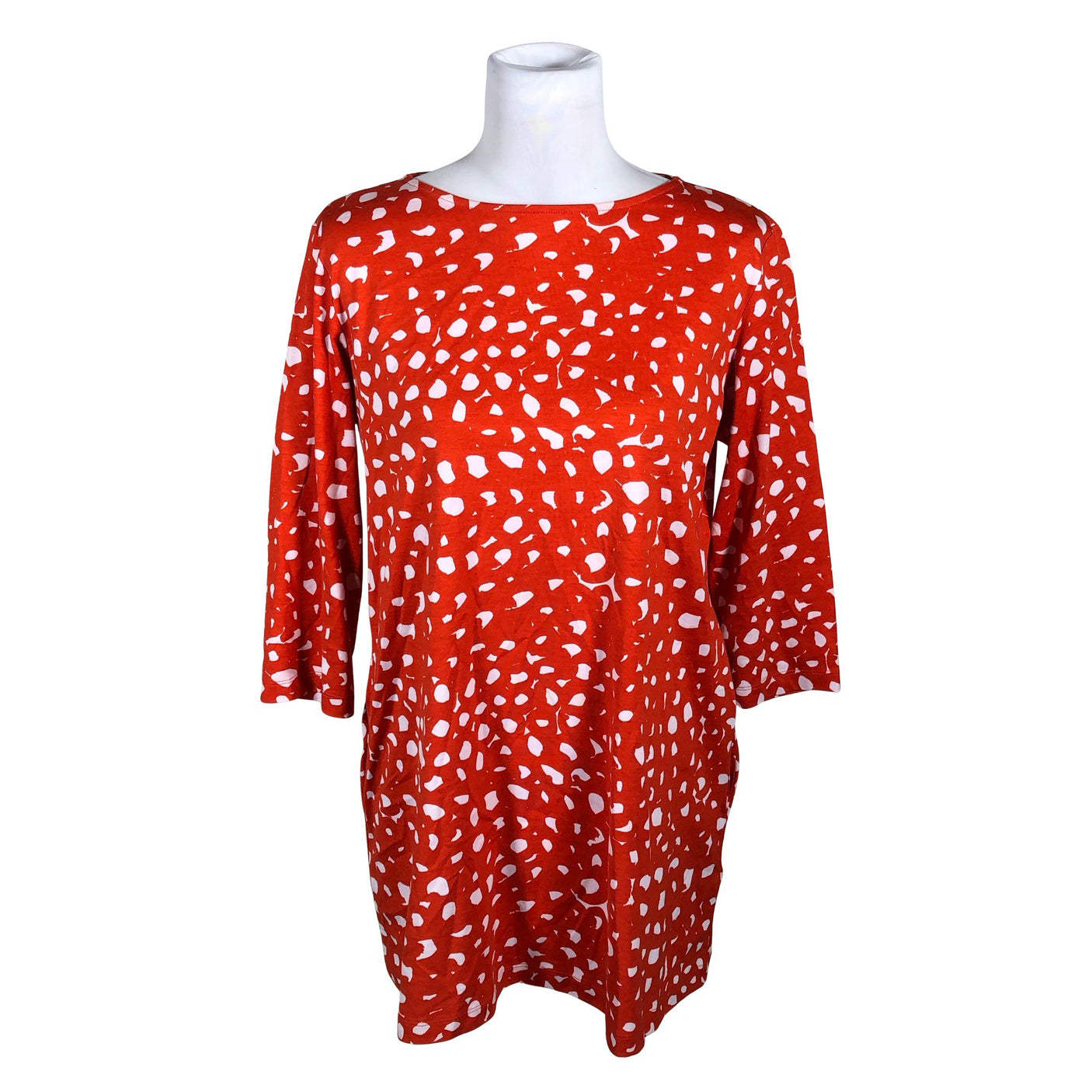 Unisex Marimekko - Trikotaažist tuunika, suurus 38 - Oranž (1)