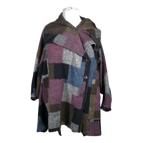 Unisex Aino - Villane mantel, suurus 50 - Must ()