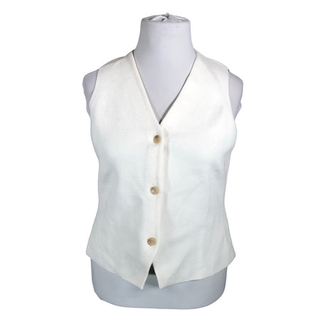 Unisex COS - Kootud vest, suurus 44 - Looduslik valge ()