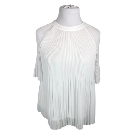 Unisex s.Oliver - Lühikeste käistega pluus, suurus 44 - Looduslik valge ()