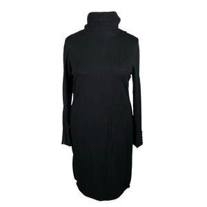 Unisex s.Oliver - Kootud kleit, suurus 44 - Must (1)