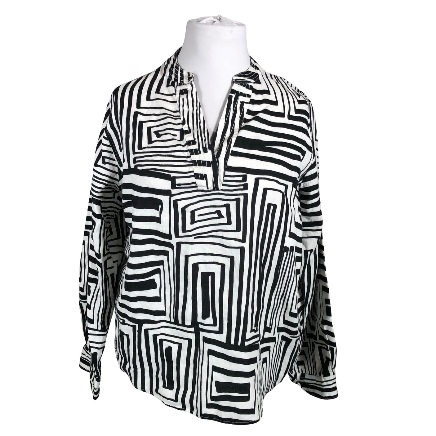 Unisex Fynch-Hatton - Pluus, suurus 44 - Valge (1)