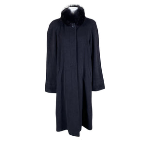 Unisex Elisa Fend - Villane mantel, suurus 40 - Must (1)