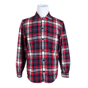 Unisex Makia - Flanellsärk, suurus S - Punane (1)