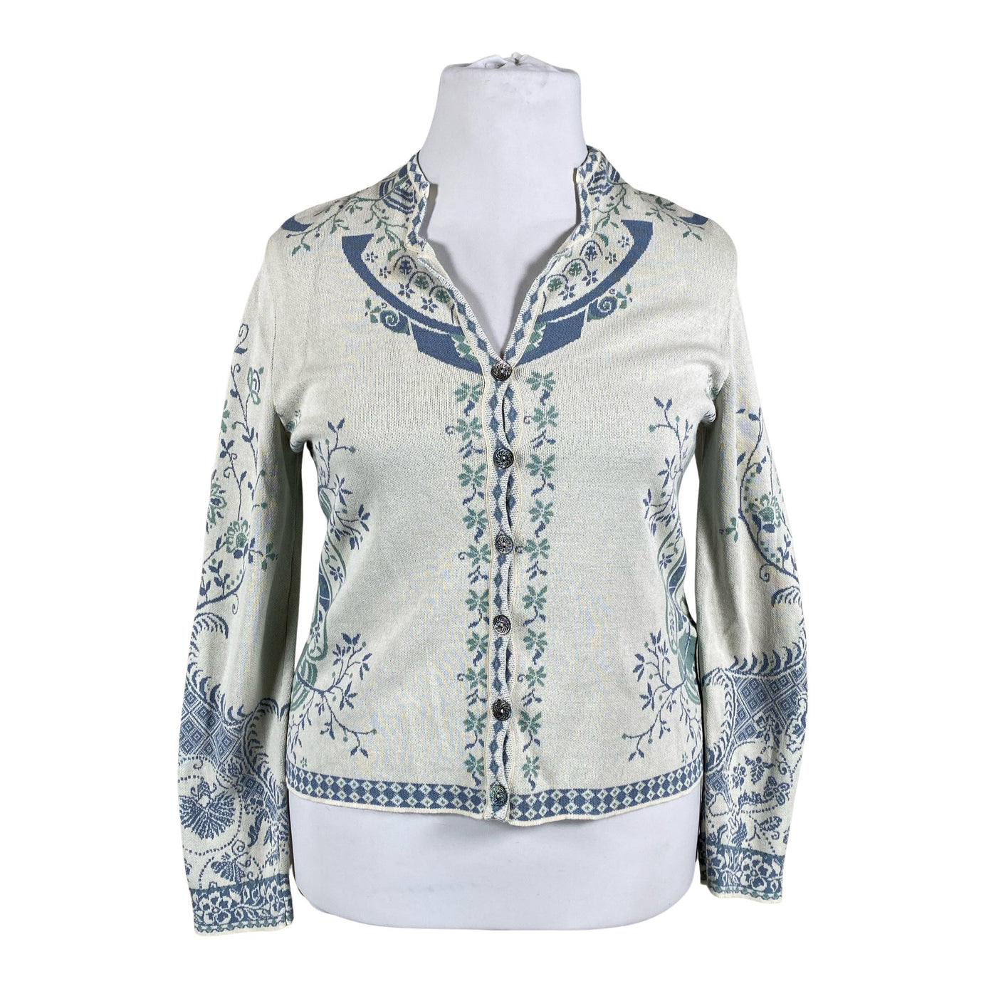 Unisex IVKO - Kardigan, suurus 44 - Valge (1)