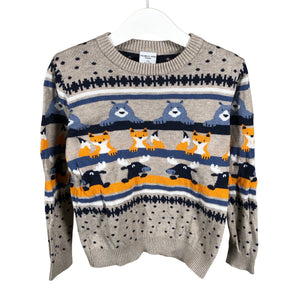 Unisex Polarn O. Pyret - Kampsun, suurus 104 - 110 - Hall (1)