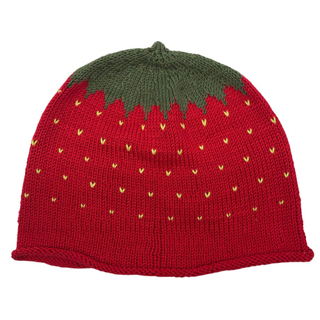 Unisex Handmade - Õhuke müts, suurus 56 - 58 cm - Punane ()