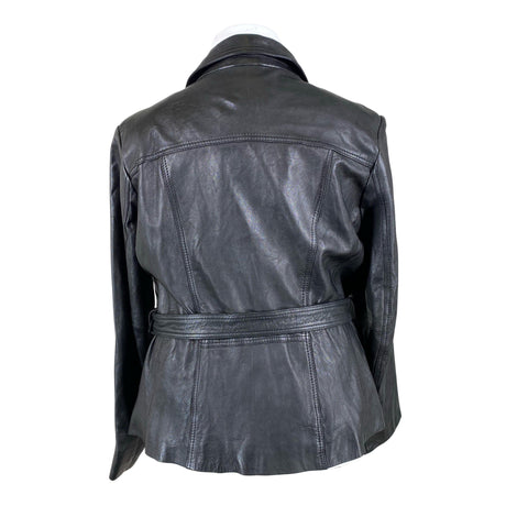 Unisex Saki - Nahktagi, suurus 46 - Must (2)