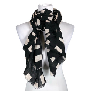 Unisex Marimekko - Õhuke sall, suurus Maxi - Must (1)