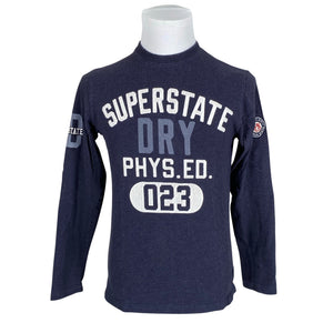 Unisex Superdry - Trikotaažist pluus, suurus M - Sinine (1)
