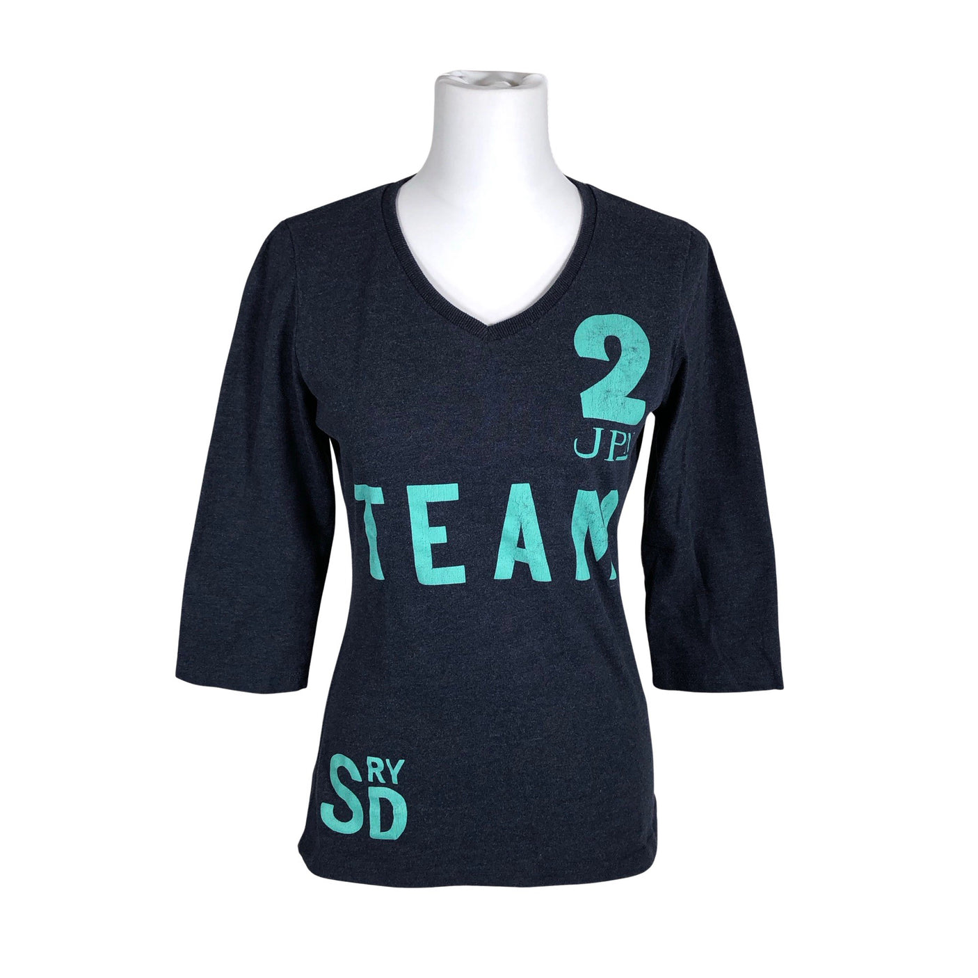 Unisex Superdry - Trikotaažist pluus, suurus 38 - Sinine (1)