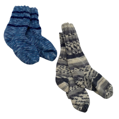 Unisex Handmade - Villased sokid, suurus 26 - Sinine ()