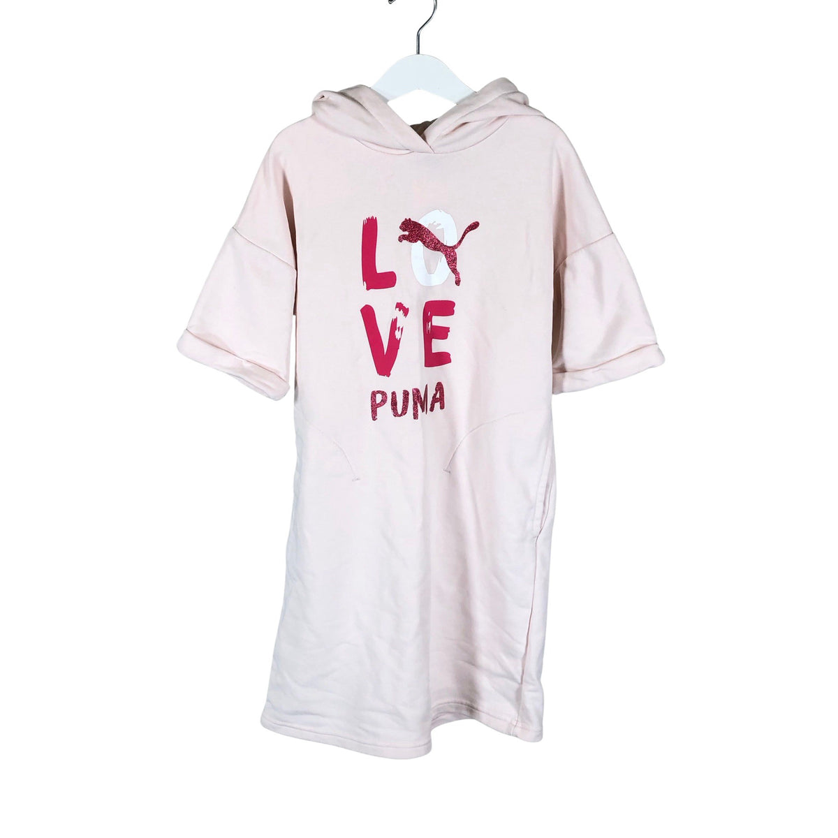 Unisex Puma - Dressikangast kleit, suurus 146 - 152 - Heleroosa (1)