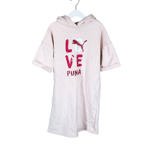 Unisex Puma - Dressikangast kleit, suurus 146 - 152 - Heleroosa (1)