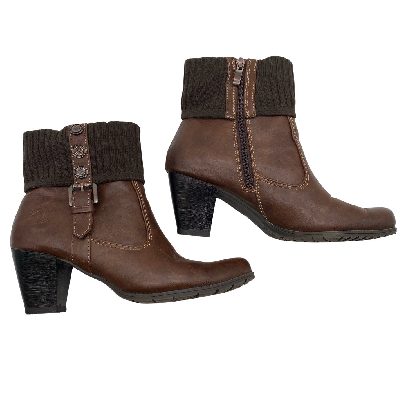 Unisex Marco Tozzi - Poolsaapad, suurus 41 - Pruun (1)