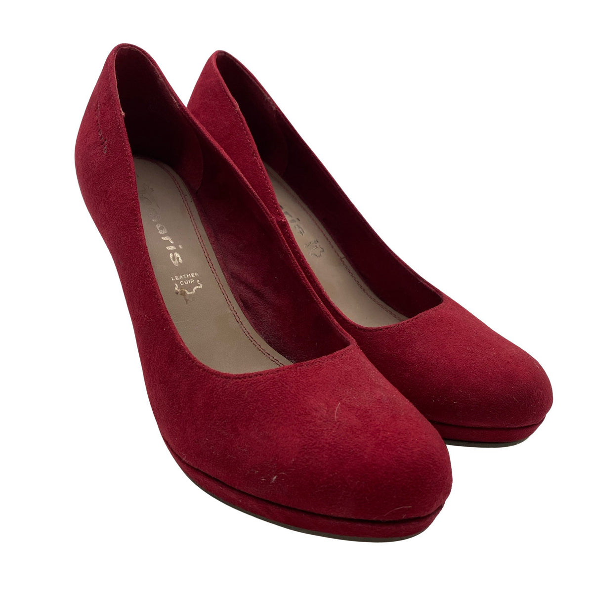 Unisex Tamaris - Kontsakingad, suurus 41 - Veinipunane (2)