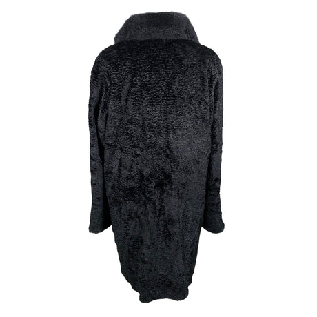 Unisex Alexandra - Kunstkarusnahast mantel, suurus 44 - Must (2)