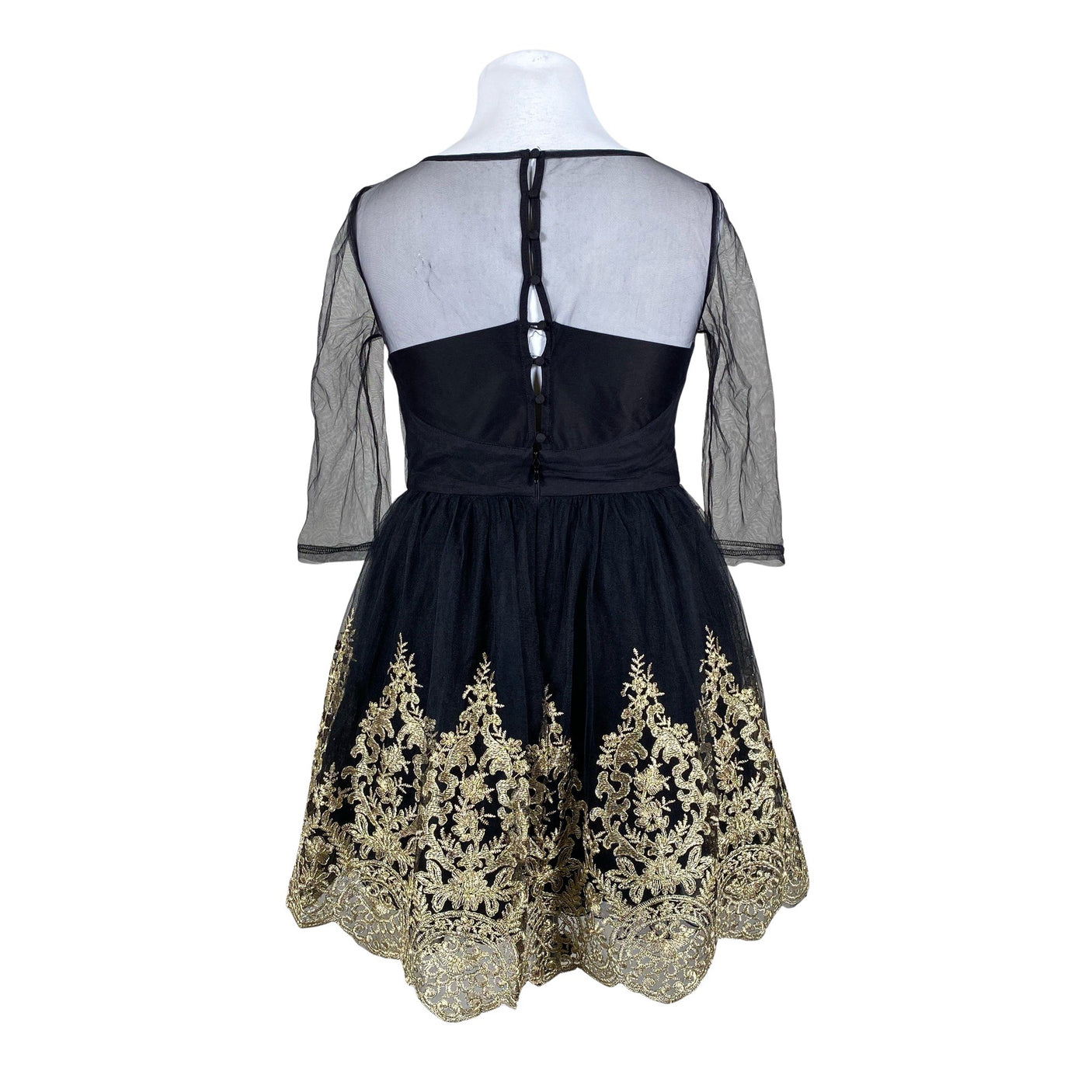 Unisex Chi Chi London - Pidulik kleit, suurus 42 - Must (2)
