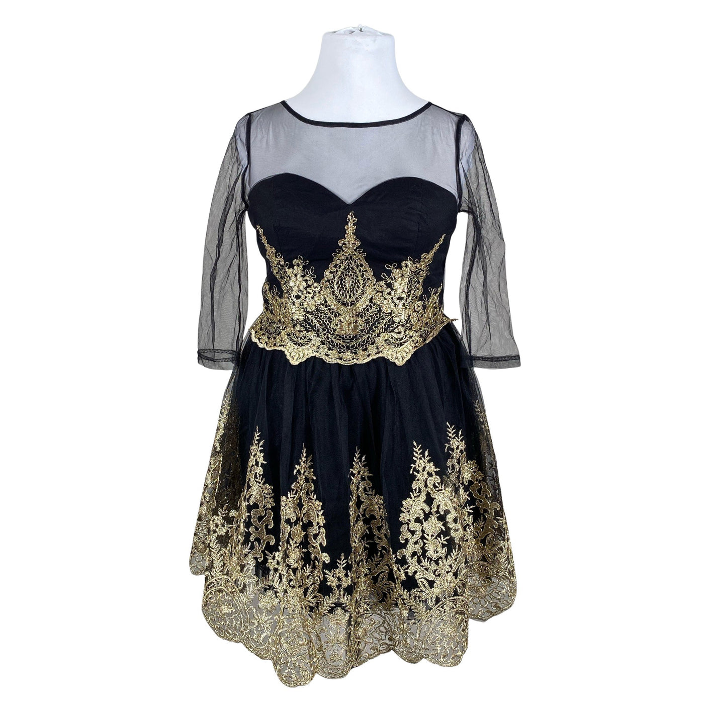 Unisex Chi Chi London - Pidulik kleit, suurus 42 - Must (1)