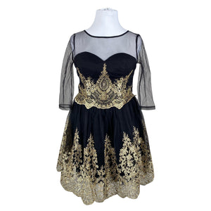 Unisex Chi Chi London - Pidulik kleit, suurus 42 - Must (1)