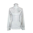 Unisex Under Armour - Spordisärk, pikad käised, suurus 36 - Valge ()