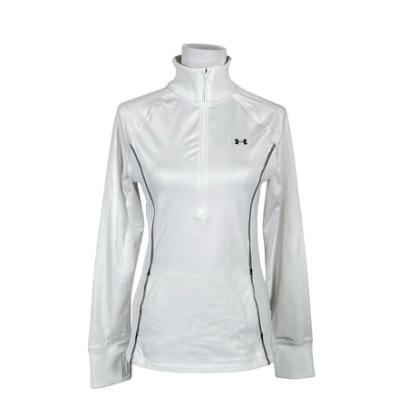 Unisex Under Armour - Spordisärk, pikad käised, suurus 36 - Valge ()
