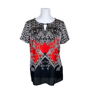 Unisex Gerry Weber - Lühikeste käistega pluus, suurus 40 - Must (1)