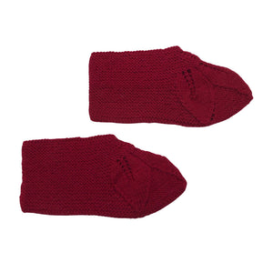 Unisex Handmade - Sussid, suurus 38 - Veinipunane (1)